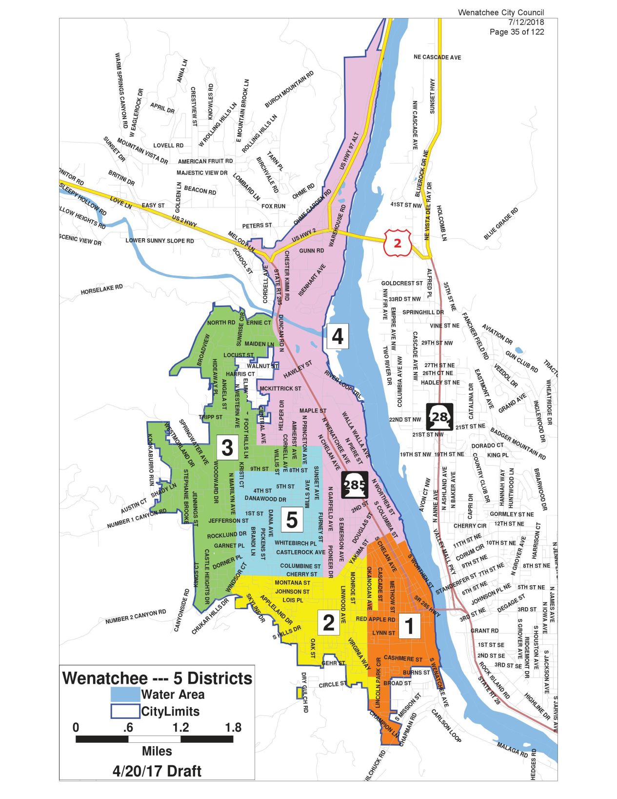 City Council members assigned districts